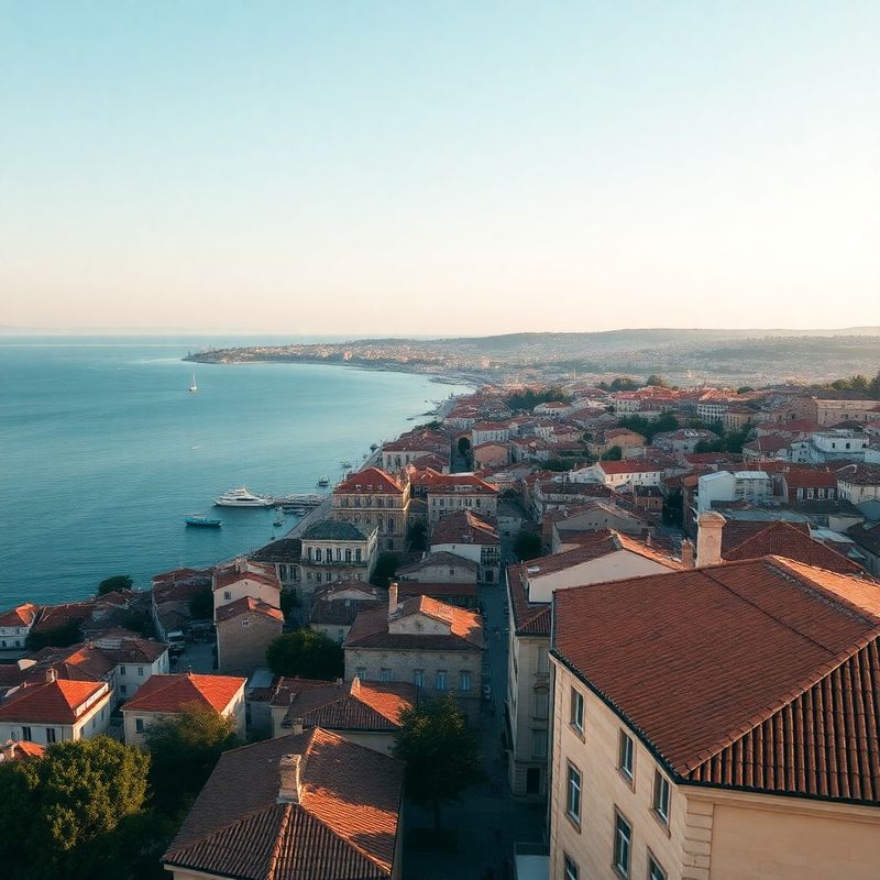 Rijeka iz zraka u popodnevnom svjetlu